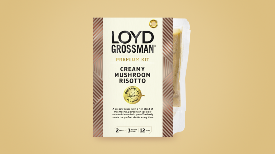 Creamy mushroom risotto